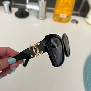 Chanel cat eye sunglasses